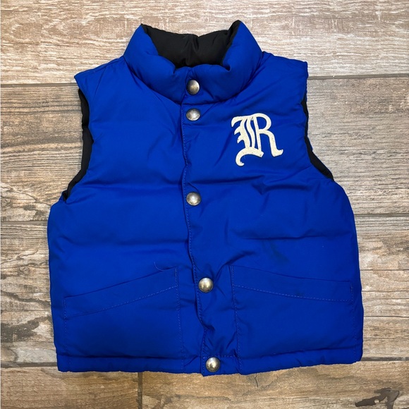 REVERSABLE Ralph Lauren Puffer Vest - Picture 2 of 2
